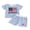 Style1:Navy Blue, variant on AceBaby 4th of July Outfits for Toddler Boys,0-3Y,95% Cotton 250th Anniversary 2Pcs Shorts Set