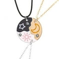 thumbnail image 7 of LIANXUE Friendship Necklace Set Sun Moon Star Designs Sturdy Zinc Alloy Pendant, 7 of 7
