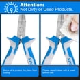thumbnail image 3 of SPEEDWOX 6 inch Needle Nose Pliers Mini Extra Long Nose Precision Nippers Thin Flat Jaws Micro Functional Precision Wire Looping Fine Pliers with Spring Craft Small Jewelry Making Tools, 3 of 8