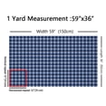 thumbnail image 3 of Homewish Adult Vintage Buffalo Fabric by the Yard 2 Yards, Blue Checkered Abstract Sewing Fabric, Square Plaid Fabric for Sewing, Lightweight Room Decor, 3 of 6
