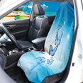 thumbnail image 3 of XYZCANDO Terry Cloth Car Seat Covers, Compatible with Van Automotive Seat, Car Seat Towel Cover for SUVs Trucks Non-Slip, Butterfly Pattern Design, 3 of 7