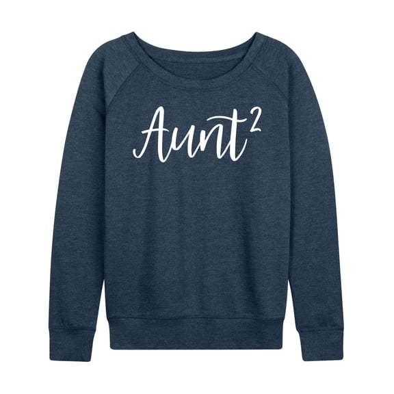 Instant Message - Aunt Squared - Women's Lightweight French Terry Long Sleeve Shirt