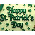 thumbnail image 3 of LUUFILx St Patrick's Day Celebration Backdrop Banner Festival Green Clover Decoration Party Supplies Photography Props Lucky Charms Event Decor, 3 of 7