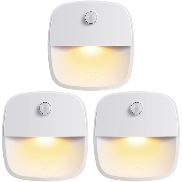 AMIR (Upgraded Version) Motion Sensor Light, Cordless Battery-Powered LED Night Light, Wall Light, Closet Lights, Safe Lights for Stairs, Hallway, Bathroom, Kitchen, Cabinet