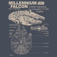 thumbnail image 2 of Womens Star Wars Corellian Freighter Racerback Tank, 2 of 4