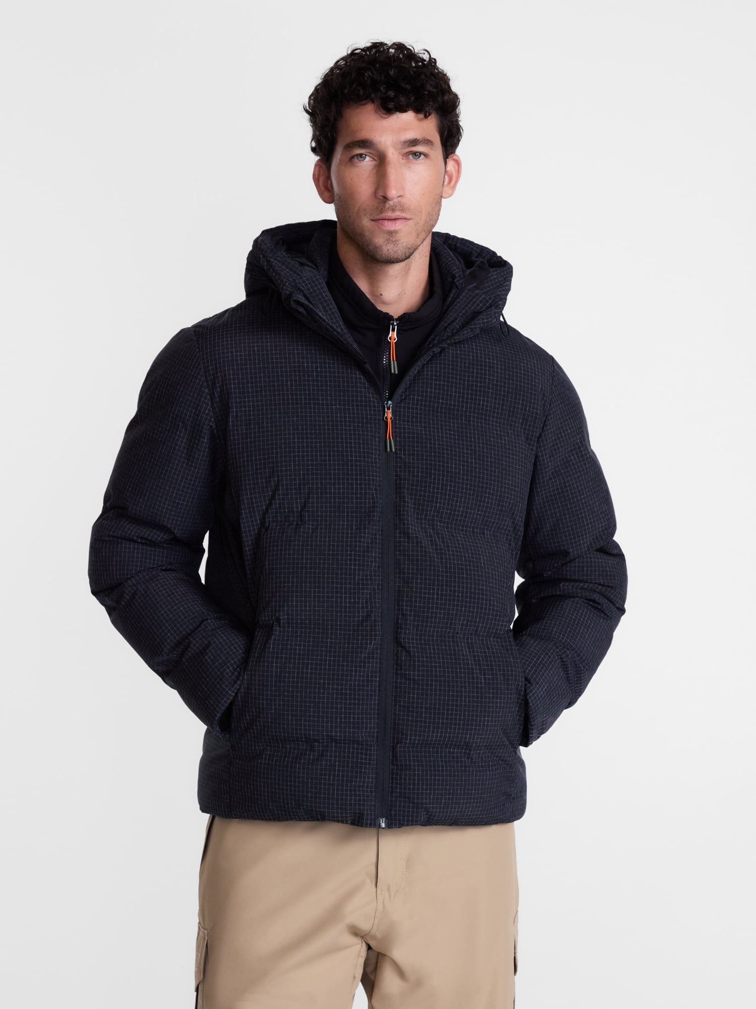 Ozark Trail Men's and Big Men's Ripstop Puffer Jacket, Sizes S-3XL