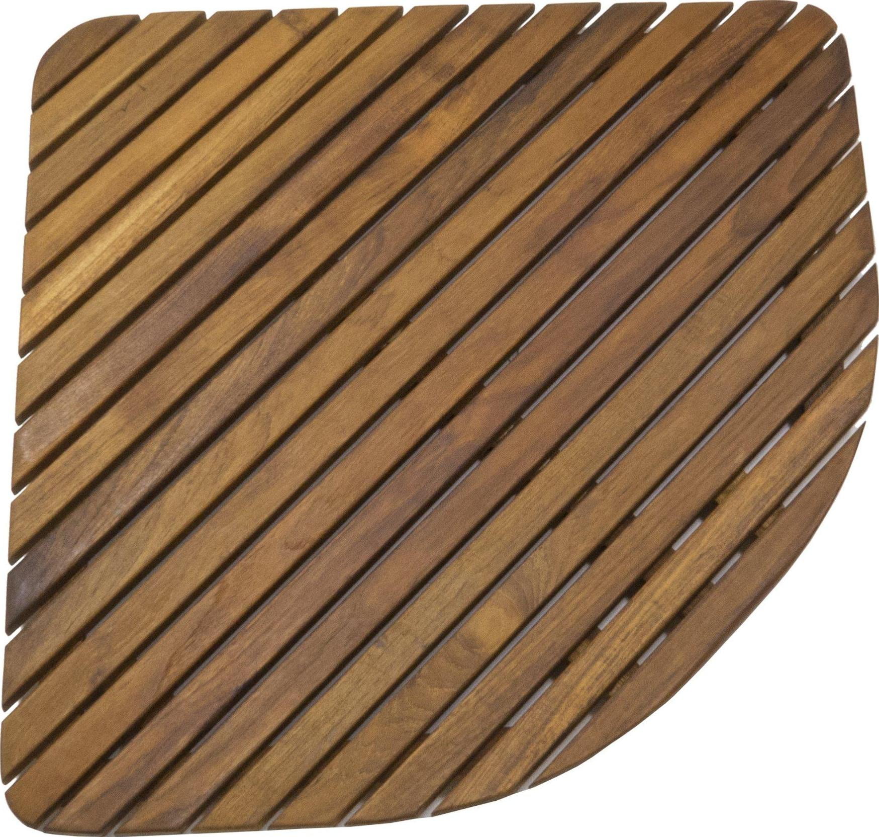 Shower Mat (Triangular)- Oiled Finish - Walmart.com