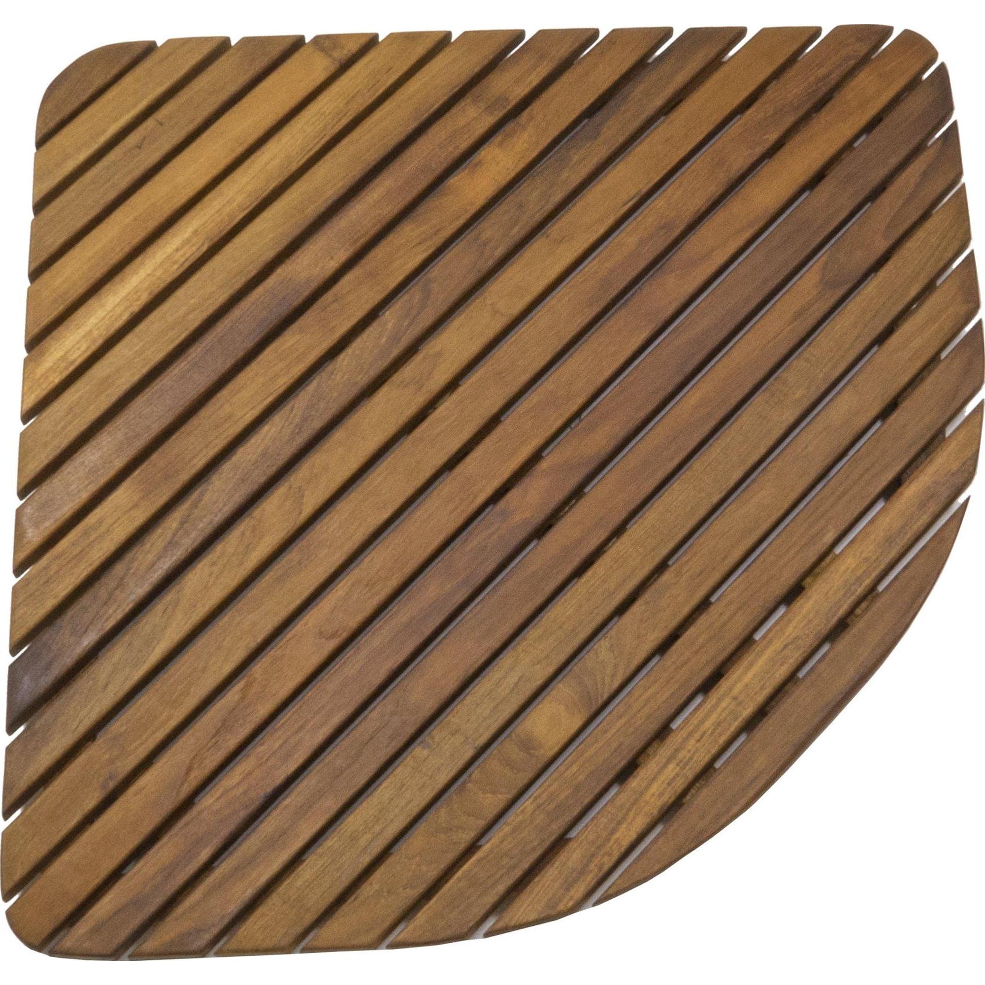 Shower Mat (Triangular)- Oiled Finish