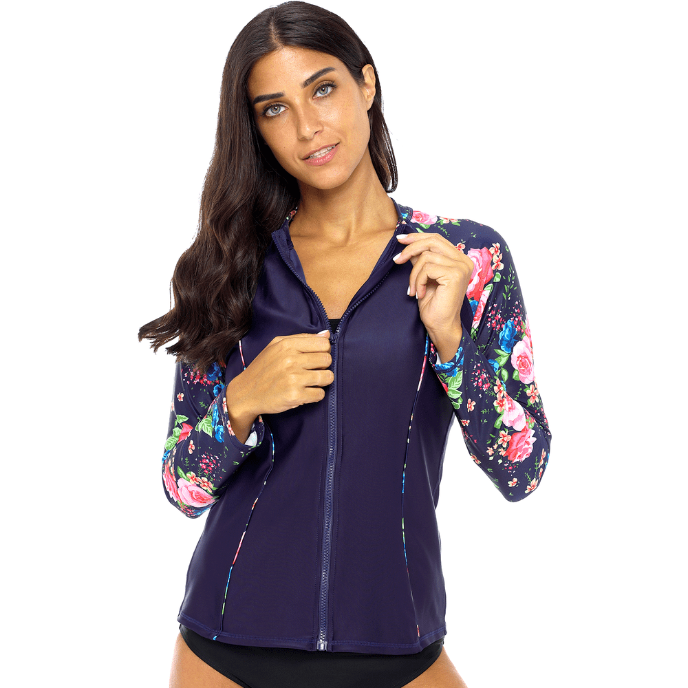 rash guard full zip