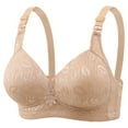 thumbnail image 2 of HVOBTTY Women's Casual Soft Bra Wireless Lightweight Padding Push Up Breathable Daily Wear, 2 of 3