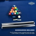 thumbnail image 5 of American Legend Brookdale 90 In. Billiard Table with Rustic Wood Finish and Navy Blue Cloth, 5 of 20