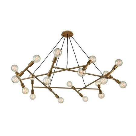 Brass Elk - Elk Transitional Guesting 20-Light Pendant In Antique Brass D4350