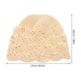 thumbnail image 2 of FENGGUIQU Sombrero A Mano Con Hueco Estilo Turbante Vintage Para Mujer, 2 of 6