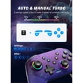 thumbnail image 5 of Data Frog-controlador inalámbrico para Nintendo Switch, Gamepad Pro con función Turbo programable, luz RGB, OLED, LITE, PC, 5 of 5