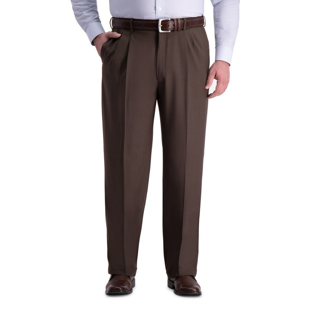 Haggar Big & Tall Haggar Premium Comfort ExpandableWaist ClassicFit