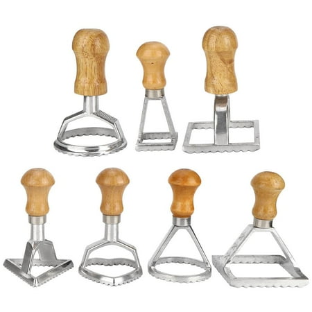 

7PCS/Set Dumplings Molds DIY Cookies Cakes Pastry Pasta Stamp Press Cutter Maker Kitchen Attach