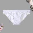 thumbnail image 5 of Fianao Herrkalsonger Stretchiga Andningsbara Bekväma Mjuka Genomskinliga Is-Silke Sexiga Låg Midja Trosor-Perfet White, 5 of 5