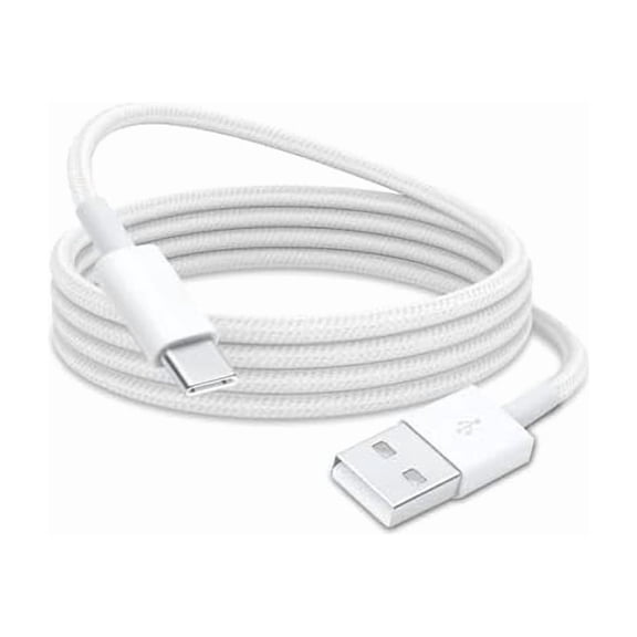 Quyaojz Compatible Cable for 60W USB-C Woven Charger Charging Cord for iPhone 16 15 iPhone 15 Pro Max 15 Plus,AirPods 4, AirPods Pro 2nd,iPad 10th iPad Pro iPad Air USB A to USB C Cable Wire