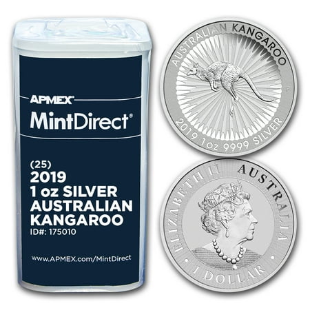 2019 Australia 1 oz Silver Kangaroo (25-Coin MintDirect® (Best Turntables 2019 Australia)