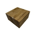 Zebrawood Exotic Hardwood Bowl Turning Wood Blank 4" x 4" x 3" (1