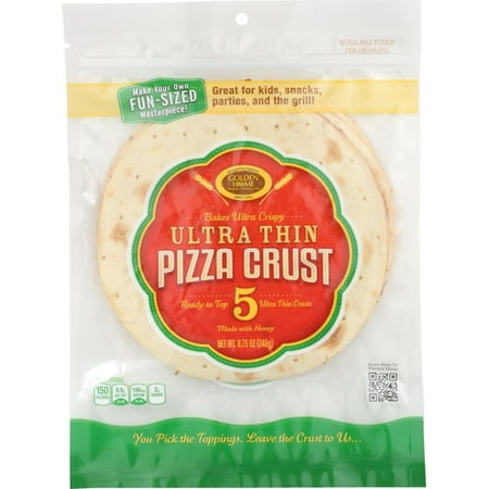 Golden Home Ultra Thin Crust Pizza 7In, 8.75 Oz (Pack Of (Best Thin Crust Pizza)