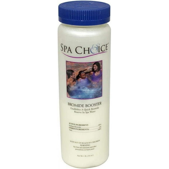 SpaChoice Sodium Bromide Bromine Booster for Hot Tubs and Spas, 1-Pound, 1-Pack 1-Pack 1-Pound
