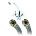 thumbnail image 3 of Fluidmaster B6F16 Braided Stainless Steel Faucet Connector 16", 3 of 6