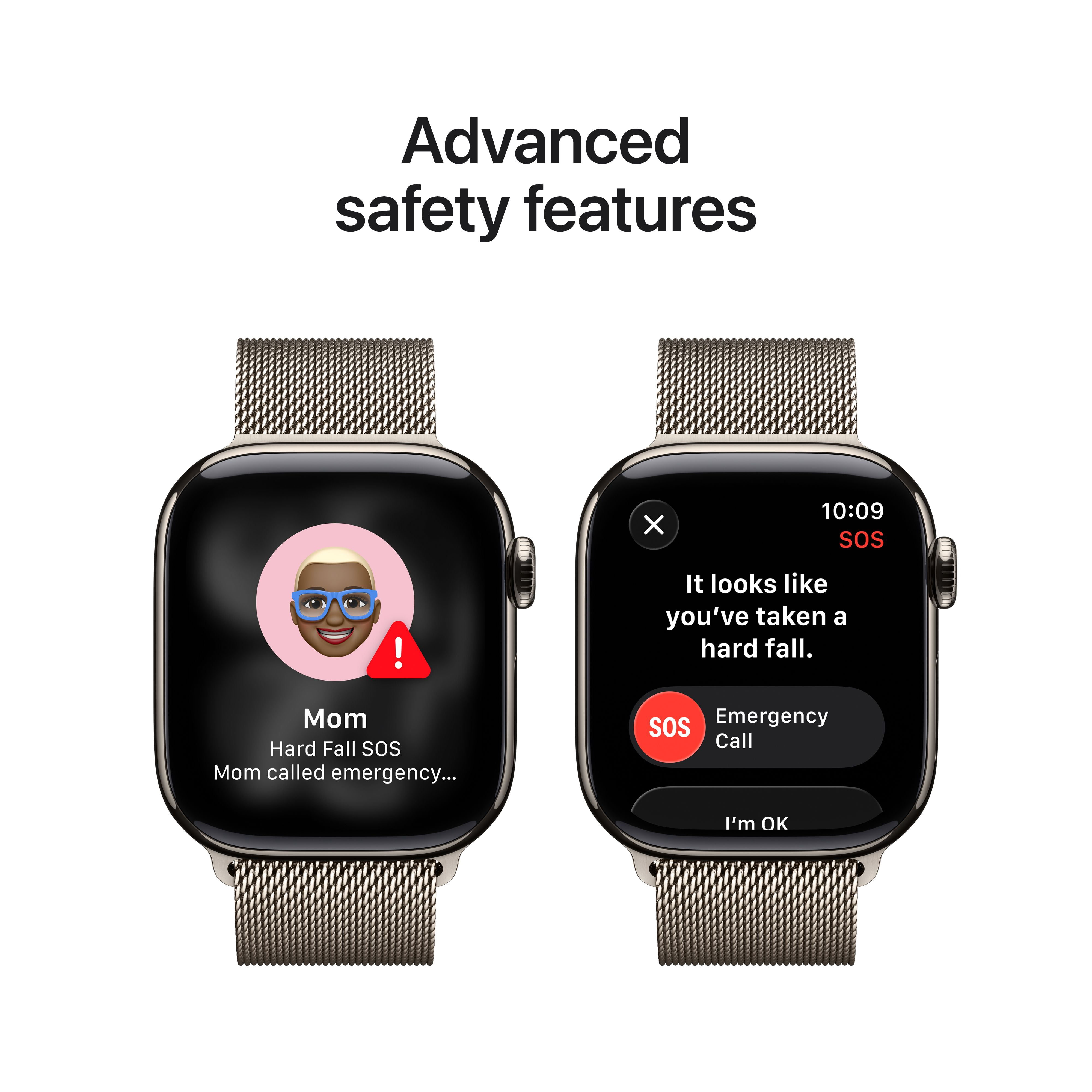 Apple Watch Series 11 [GPS + Cellular 42mm] Smartwatch with Natural Titanium Case with Natural Milanese Loop