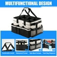 thumbnail image 6 of Lumikrypt Large Cleaning Caddy Bag, Wearable Organizer Tote with Padded Shoulder Strap & Waist Belt, Multi-Pocket Supplies Carrier for Housekeepers, Car Accessories, and Home Cleaning(White), 6 of 7