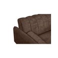 thumbnail image 4 of Sofá Cama de Velvet Chocolate con Tecnología Beehive Airflex Foam Modelo Draco, 4 of 8