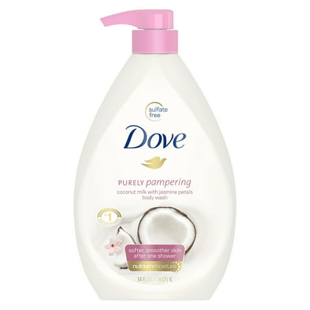 (2 pack) Dove Purely Pampering Body Wash Coconut Milk with Jasmine Petals 34