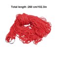 thumbnail image 4 of Greeniant Hamaca red de malla de nailon columpio para dormir al aire libre portátil personal Camping senderismo hamaca, azul carpas Rojo Greeniant OD001764-04B, 4 of 6