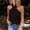 Black halter neck tank top a1, variant on Women Halter Neck Tank Tops Sleeveless Flowy Casual Blouses Summer Vacation Tops Trendy Tee Shirts Fashion Clothes, Red M