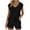 Black, variant on HUJlwoi Pocket Lounge Shorts for Women Pajama Sets Cap Sleeve 2 Piece Loungewear Pjs Sets Solid Color Summer Sleepwear Matching Clothig