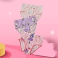 thumbnail image 4 of Coerni Toddlers Little Girls Softcotton Briefs Panties Pack of 3 Cartoon Printing Underwear Breathable Comfort Underpants, 4 of 4