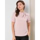 thumbnail image 2 of Top Elegante De BluDe ManCorDe OficiDe Las Camisas Del Cuello De PajariDe Las Mujeres RoL, 2 of 6