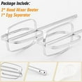 thumbnail image 4 of Kittvzx Food Blender Countertop Blenders Egg Beater/Beater Whisk Handheld Mixer Mixer Replacement Attachment, 4 of 9
