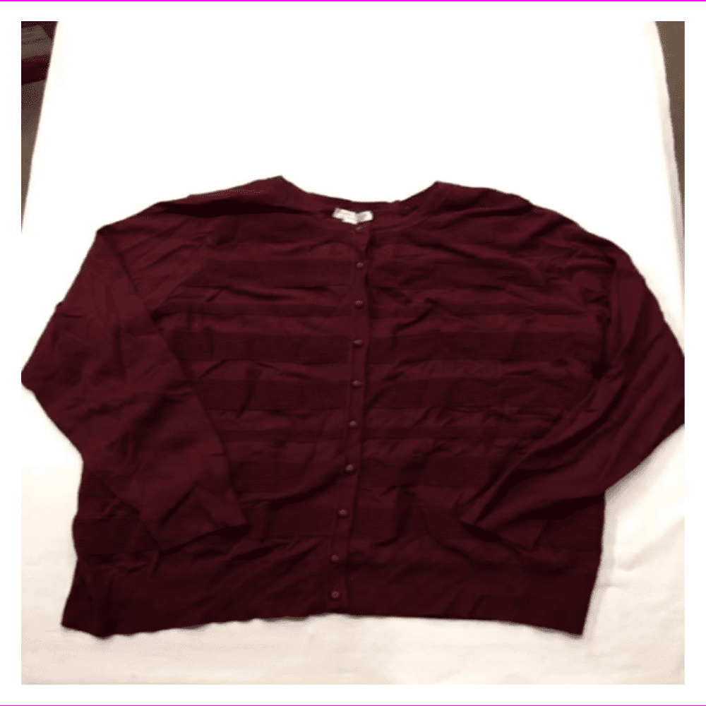 cranberry cardigan sweater