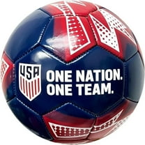 Icon Sports U.S. Soccer Ball "One Nation. One Team." Size 4 Red, White, Blue