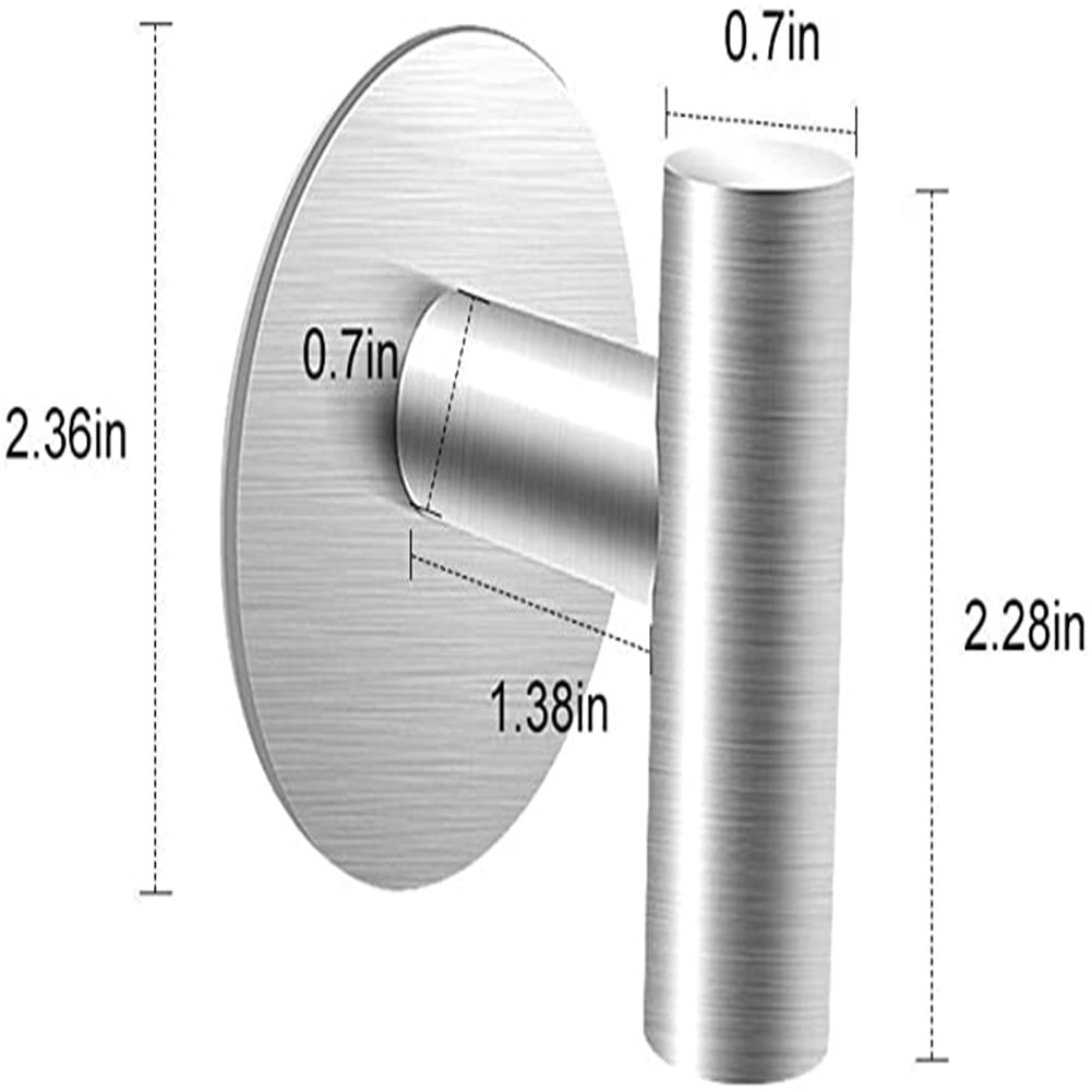 Kepooman 4 Pack Towel Hook Bathroom Hooks Robe Hook, Towel Hooks for Bathroomsfor Cabinet Closet Door Towel Hook for Bathroom, Silver Kepooman 4 Pack Towel Hook Bathroom Hooks Robe Hook, Towel Hooks for Bathroomsfor Cabinet Closet Door Towel Hook for Bathroom, Silver