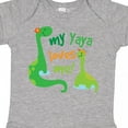 thumbnail image 4 of Inktastic My Yaya Loves Me Grandson Dinosaur Boys Baby Bodysuit, 4 of 5