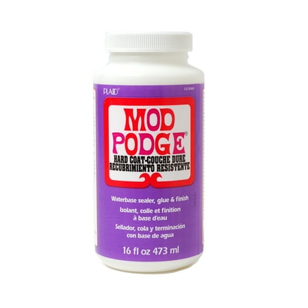 Mod Podge Hard Coat, Glue, Sealer and Finish for Decoupage by Plaid, 16 oz.