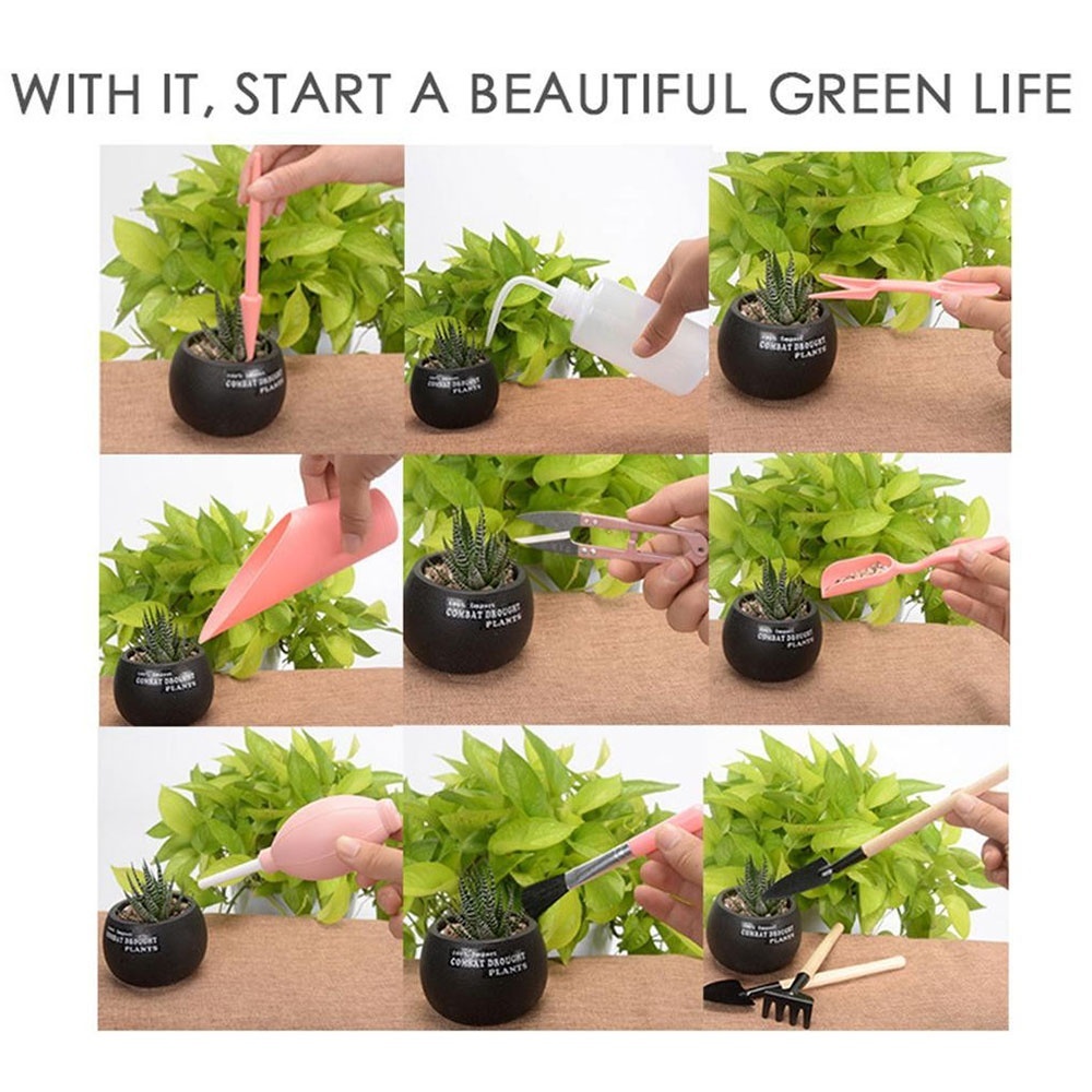 12//16Pcs Succulent Planting Tools Gardening Supplies Mini Garden Potted Tools ~