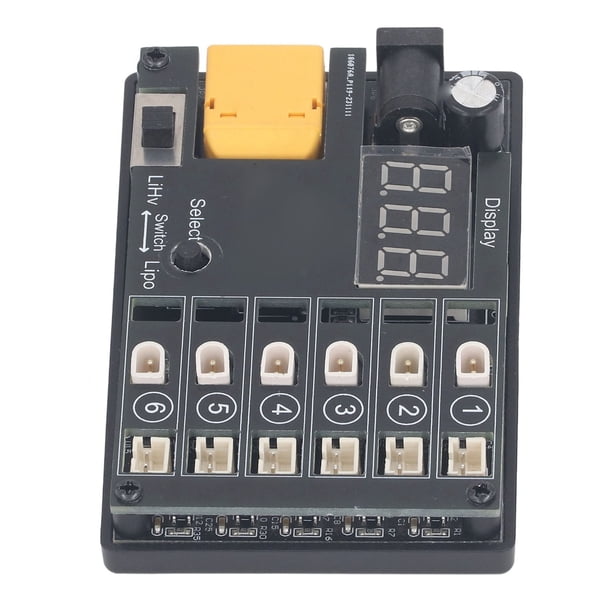 1S Li PO-LIHV Batería Cargador 6 Canales Independientes 0.4A Por Puerto Con Over Carge Protect 7V-27V Entrada Para BT2.0 P H 2.0 Conectores De Baterías