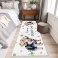 thumbnail image 5 of Spring Pig 2'x6' Runner Rug, Butterfly Botanical Floral Summer Washable Non-Slip Area Rugs for Hallway Kitchen Floor Bedroom Entryway, StainResistant Laundry Carpet Decoration Indoor Mat, 5 of 9