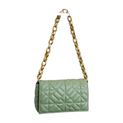 Small Quilted Crossbody Bags for Women Trendy Designer PU Leather Shoulder  Bag with Coin Purse Sets Metal Chain Clutch(White): Handbags