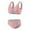 Pink, variant on Girl Swimsuits Quick Dry 2 Piece Swim Suits with Chest Pad Swimsuit Tween 11-12 Years