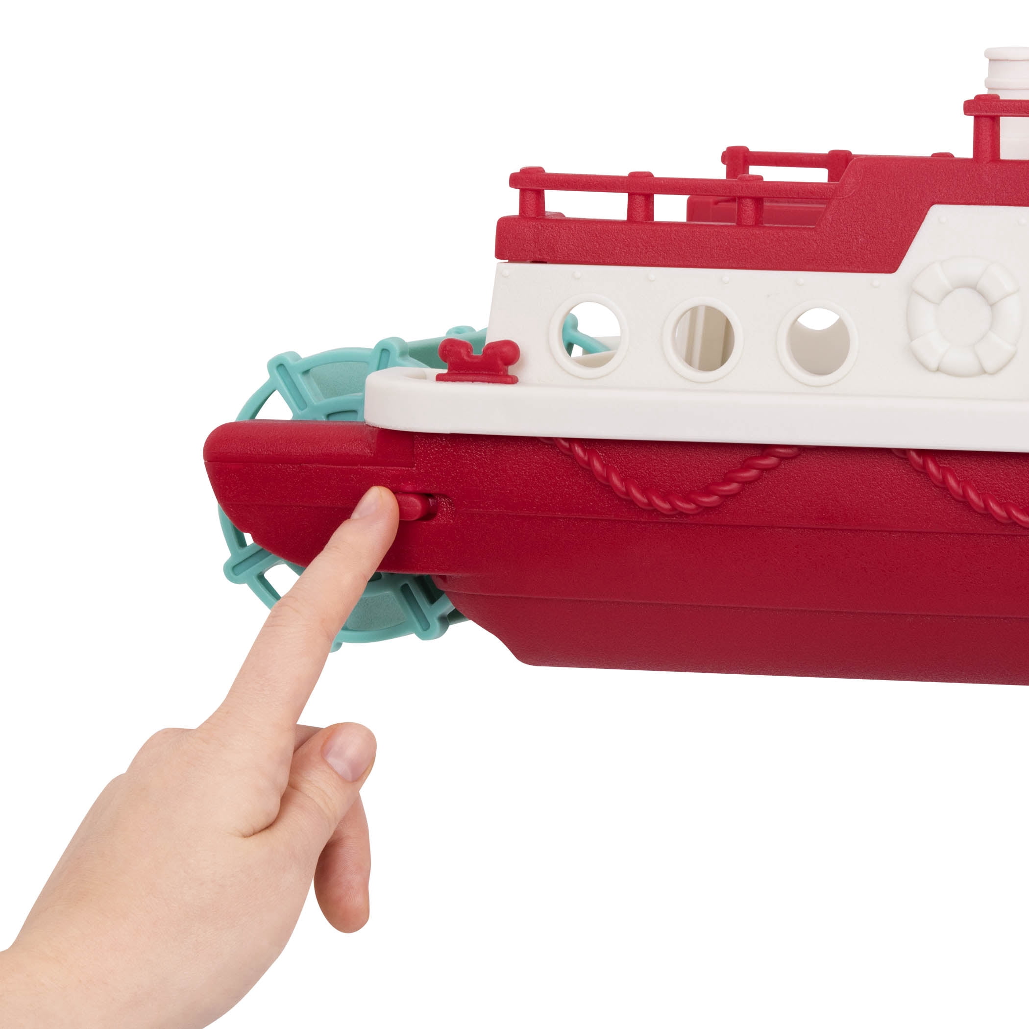 Battat Ferry Boat Bath Toy Set with 2 Cars Boat Play Vehicles, Toddler and Preschool Toys