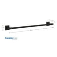 thumbnail image 5 of Franklin Brass Maxted 24 in. Towel Bar in Matte Black, 5 of 6