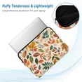 thumbnail image 2 of FORMRS 15"-15.6" Laptop Sleeve Protective Case Soft Carrying Quilted Computer Bag Cover, Beige Retro Leaves, 2 of 7